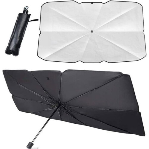 Foldable Car Windshield Sun Shade, UV Protection, Thermal Insulation, Front Windshield Cover, Easy to Store, Universal Fit