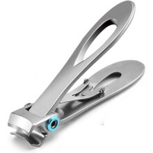 Professioneller Nagelknipser aus Edelstahl mit breiten gebogenen Klingen für Hände und Füße, präziser Schnitt, langlebig und rostfrei