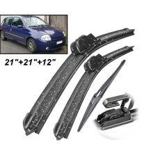 3er Set Scheibenwischer vorne und hinten passend für Renault Clio MK2 1998 bis 2005 langlebig und wetterfest