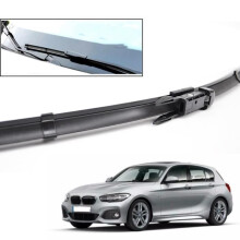 3er-Set Scheibenwischer vorne und hinten passend für BMW 1er F20 F21 2011 bis 2019, robust und leise, für klare Sicht bei Regen