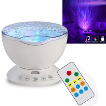 LED Sternenhimmel Projektor Nachtlicht zur Dekoration fürs Kinderzimmer, Weiß, sanftes Licht, beruhigende Atmosphäre, ideal zum Einschlafen