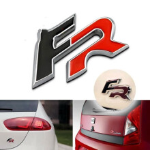Metall Emblem Heckklappe und Karosserie 1 Stück für Seat Ibiza Altea Leon langlebiger Aufkleber für hinten