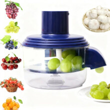 Elektrische fruit- en groenteschiller 2-in-1, automatisch, oplaadbaar via USB, voor knoflook, druiven en appels