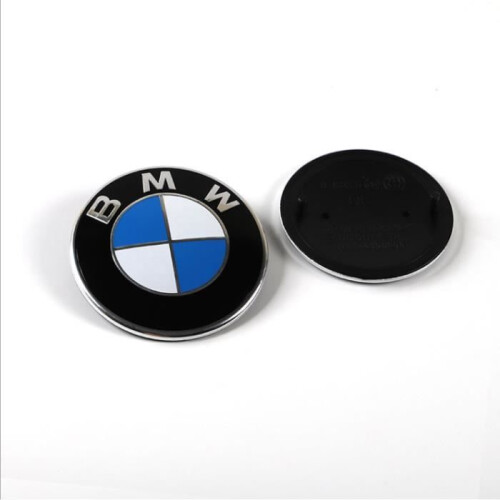 Emblema para maletero de 74 mm y capó de 82 mm, compatible con BMW E46 E84 E83 E70 F15 E71 F16 E81 E87 F20 E90 E91