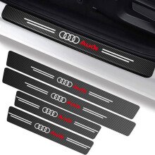 Protezione soglia porta auto per Audi A1 A3 RS3 A4 A5 A6 A7 RS7 A8 Q3 Q5 Q7 R8, pellicola protettiva per battitacco con installazione facile