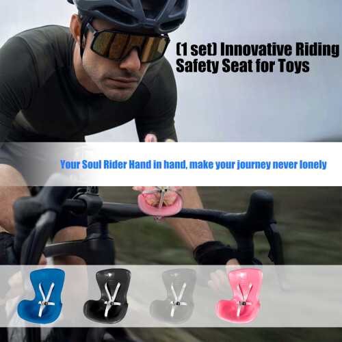Motorcycles Strollers Handlebar Sofa For 10-17cm Dolls-Blue 2
