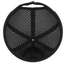 Comfortable Mesh Skull Hat Adjustable Brimless Docker-Navy Blue