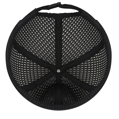 Comfortable Mesh Skull Hat Adjustable Brimless Docker-Navy Blue