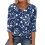 Women's sleeve V-neck T-shirts for Spring  comfortable,-Brown M 2