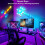 Ensemble de 10 appliques murales hexagonales LED RGB, synchronisation musicale avec télécommande 3