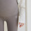 Maternity High Waist Stretch Exercise Pants Soft-Black L 7