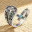 Geometric Crosses Dating Rings Adjustable Opening Rings Unique 4