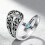 Geometric Crosses Dating Rings Adjustable Opening Rings Unique 5