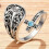 Geometric Crosses Dating Rings Adjustable Opening Rings Unique 7