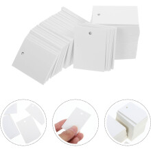250 st vita, blanka klädprisetiketter 3,5x5 cm, skrivbara klädetiketter, prisetiketter för butik