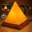 USB Himalayan Pyramid Salt Lamp LED Night Light Home Decor 7
