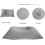 Inflatable Pillow Flocking Fabric/PVC Grey 1