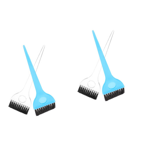 4Stk Haarfärbepinsel Mit Weichen Borsten Bunt Für Haare Färben 2