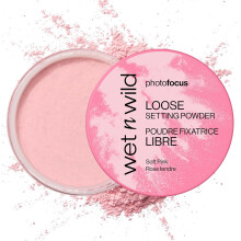 wet n wild Photo Focus Loose Setting Powder, Lightweight Silky Formula, Radiant Tint for a Luminous Glow, Blurring & Oil-Control Finish - Soft Pink