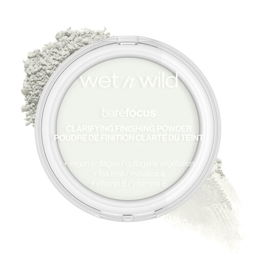 Wet n Wild wet n wild Bare Focus Clarifying Finishing Powder | Matte | Pressed Setting Powder Translucent