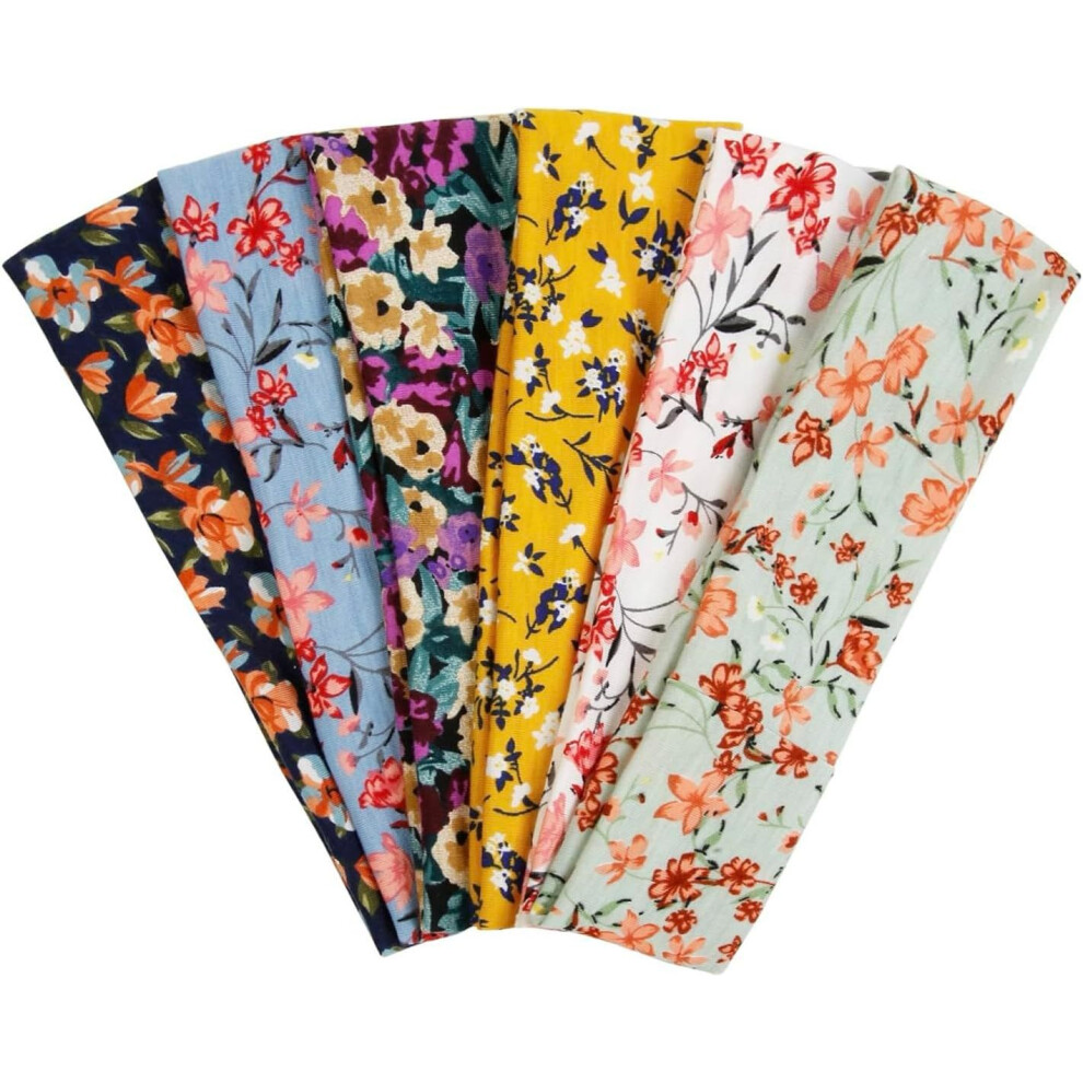 (Print) Leopard Star Print Women's Yoga Headband, Elastic Running Sweatband, Absorbent Hair Accessories