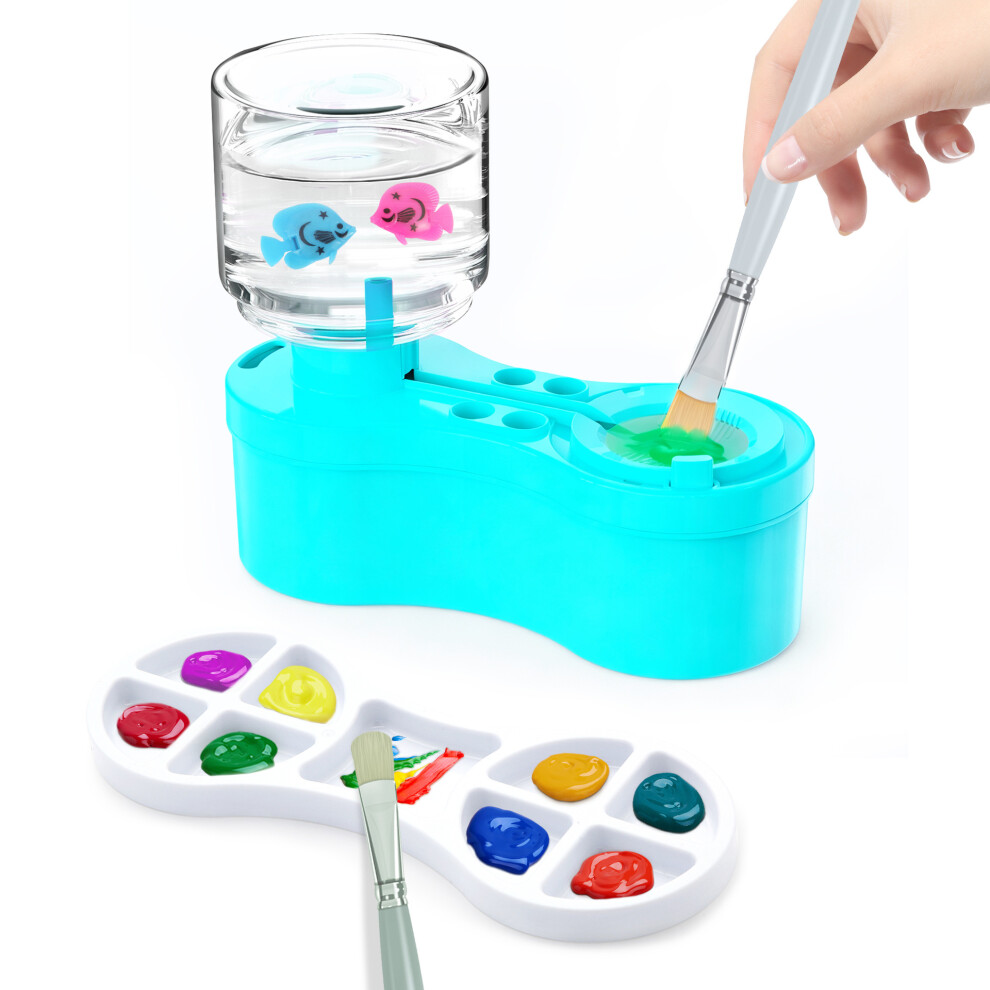(Cyan) Watercolor & Paintbrush Cleaner Kit Â Brush Care Solution 3403292165537