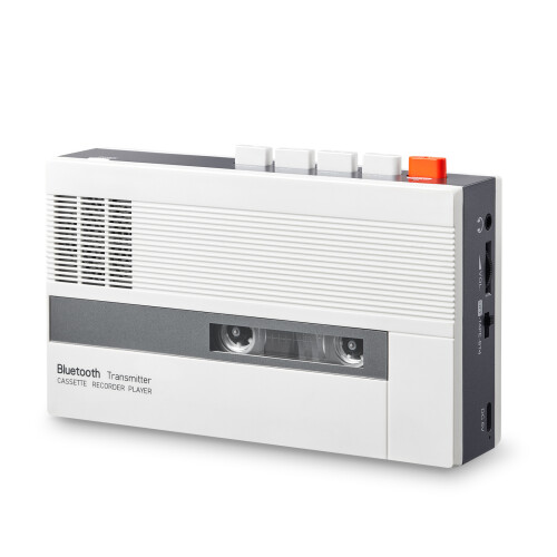 (White) Vintage Walkman Portable Cassette Player Retro Audio Kit