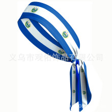 (El Salvador) Fascia elastica sportiva da uomo per il Giorno dell'Indipendenza e accessorio per capelli da donna con croce larga e traspirante.