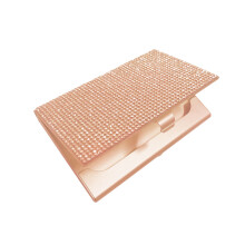 (Gold) Metal Rhinestone Business Card Holder & Sparkle Business Card Box