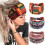 (B) Set di fasce elastiche larghe stampate per sport e yoga 1