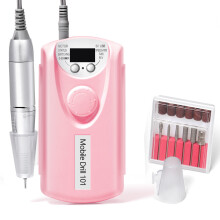 (USB101-Pink) Nail Grinder 202 Electric Nail File Quick Removal & Polishing Tool Kit