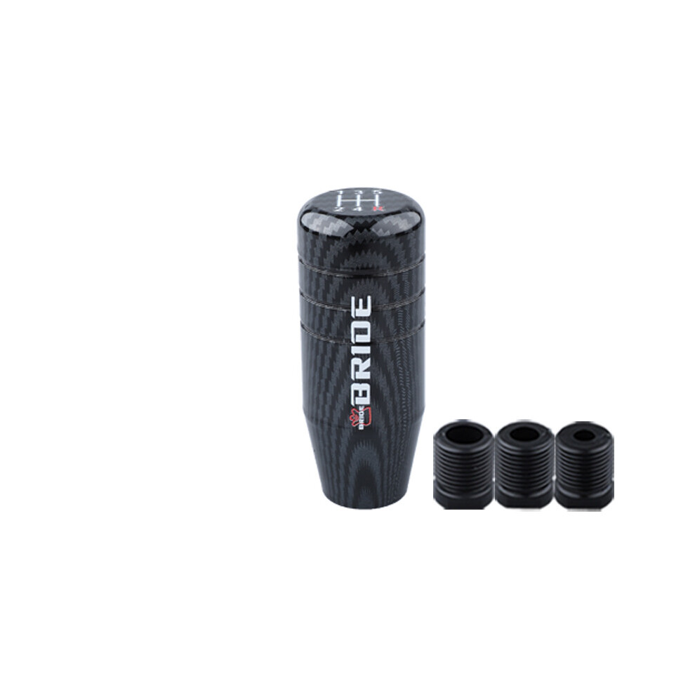 (8.5Cm Carbon Pattern Bride) Jdm Carbon Fiber Shift Knob For Bride Nos Manual Transmission Car Modification Kit 4754648197436