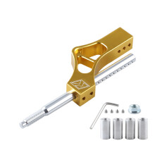 (Yellow) Car Shift Knob Extension Rod Adjustable Heightening Lever Mod Accessory