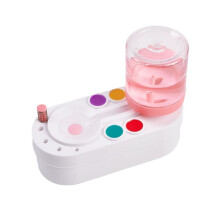 (Second Generation Pink) Kit de rinçage de pinceaux, robinet de rinçage, circulateur d'eau propre et kit de nettoyage de pinceaux.