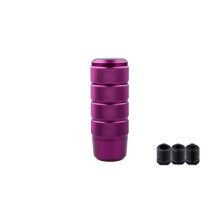 (Knurled Purple) JDM bilgirspak manuell automatisk sklisikker aluminiumslegering riflet matt tilpasset girspak
