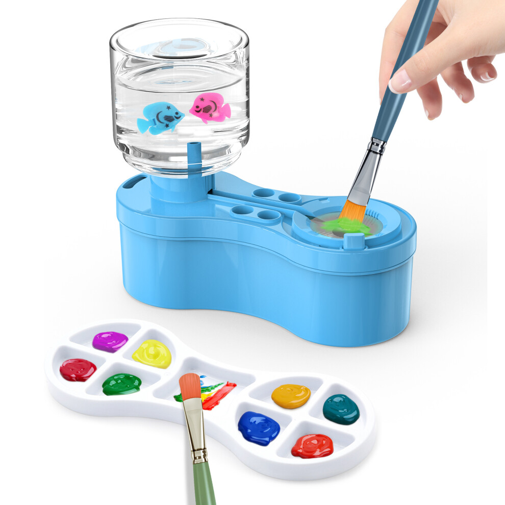 (Blue) Watercolor & Paintbrush Cleaner Kit Â Brush Care Solution 3403292165520