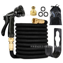 (EU standard (75FT)) Garden Plastic High-Pressure Car Wash Water Gun Magic Auto-Expanding Hose Kit for Gardening & Watering