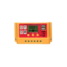 (20A) Contrôleur de charge solaire à façade orange/rouge 12 V 24 V 11,1 V 10 A 20 A 30 A : Kit photovoltaïque
