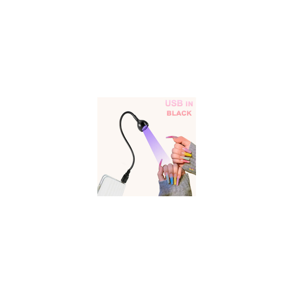 Black (Usb Plug-In Lotus Lamp ) X5 Smart Lotus Uv Nail Lamp Â Auto Cure, High Power, Durable Handheld Gel Polish Dryer