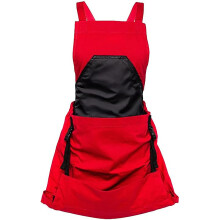 (Oxford cloth red) Large Oxford Cloth Apron with Quick Release Fruit & Vegetable Picking in Grocery Stores and Flower Shops