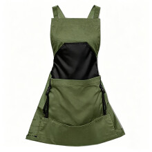 (Oxford Cloth Military Green) Large Oxford Cloth Apron with Quick Release Fruit & Vegetable Picking in Grocery Stores and Flower Shops