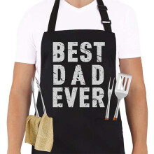 (BEST DAD) Zestaw fartuchów poliestrowych do pracy w restauracji i kuchni w domu