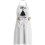 (White Mrs.) Polyester Adjustable Neck Letter Apron, Holiday Gift Kitchen Apron Set Home 1