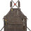 (Black-gray) Minimalist Heavy Canvas Tool Apron Carpentry, Electrical & Gardening Work 1