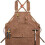 (Camel) Minimalist Heavy Canvas Tool Apron Carpentry, Electrical & Gardening Work 1