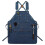 (Blue) Minimalist Heavy Canvas Tool Apron Carpentry, Electrical & Gardening Work 1