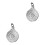 2Pièces Pendentifs Bouddhistes Argentés Accessoires DIY Élégants 5