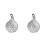 2Pièces Pendentifs Bouddhistes Argentés Accessoires DIY Élégants 6