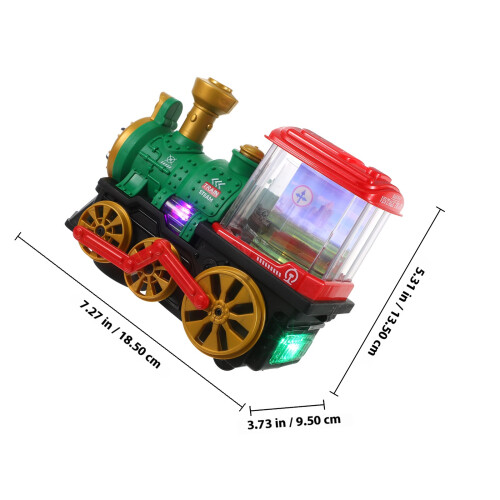 Train Jouet Plastique Vert Électrique Enfants 1