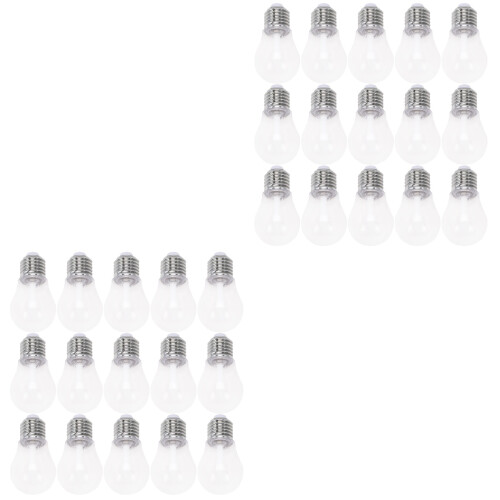 30Pcs Round Transparent Lip Gloss Tubes Durable Plastic Storage 1
